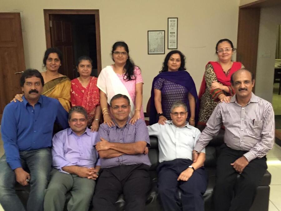 The five couples together