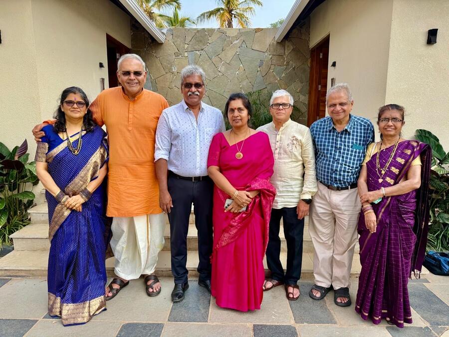 Couples in traditional attire