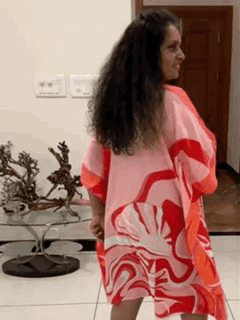 Sharadha celebrating the prank